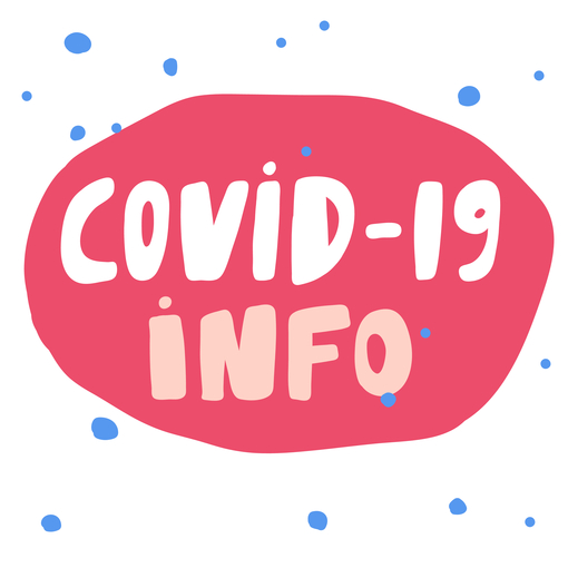 picture that says Covid-19 info