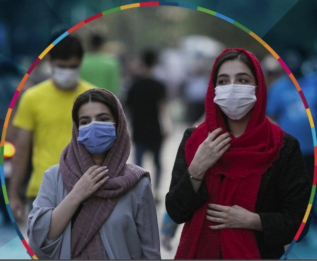 ladies with masks